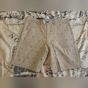 NWT Jachs New York Size 31 Mens Bleecker Short Dark Khaki Palm Trees #2